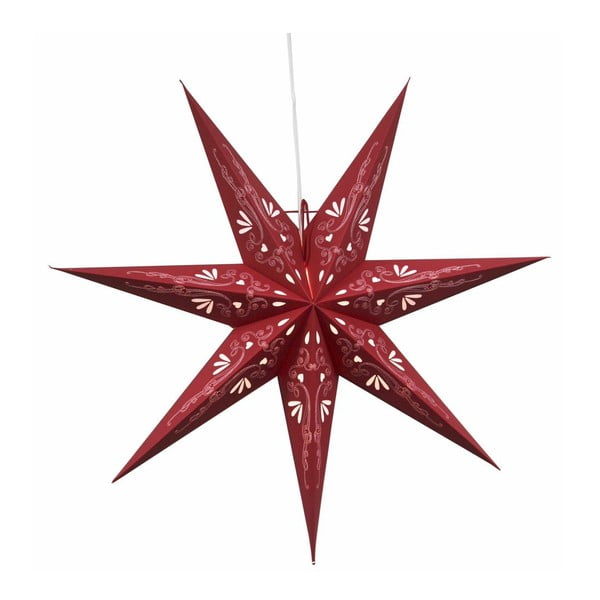 Metasol Red felfüggeszthető világító csillag, 70 cm - Best Season