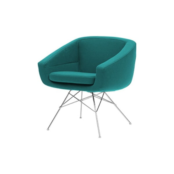 Aiko Eco Cotton Turquoise türkiz fotel - Softline