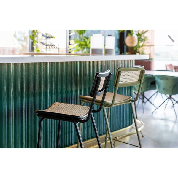 Fekete-natúr színű bárszék szett 2 db-os 93,5 cm Jort – Zuiver-image-1