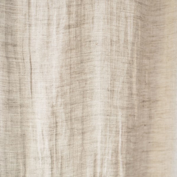 Daytime bézs len függöny, 275 x 130 cm - Linen Tales-image-1