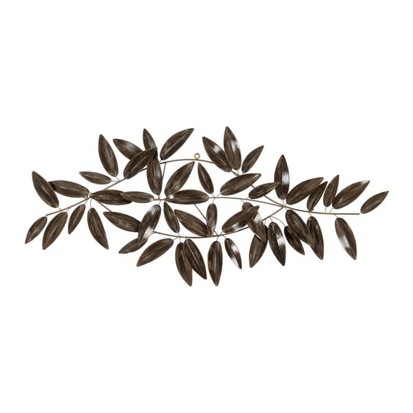 Fém fali dekoráció 121x52 cm Leaves – Ixia