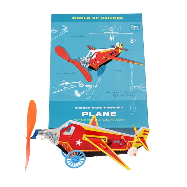 DIY gumiszalagos repülőgép modell - Rex London