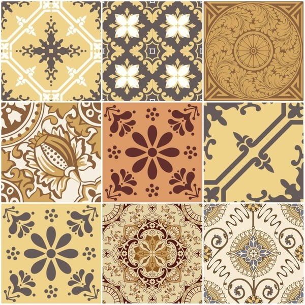 Cottage 9 db-os matrica szett, 10 x 10 cm - Ambiance-image-1