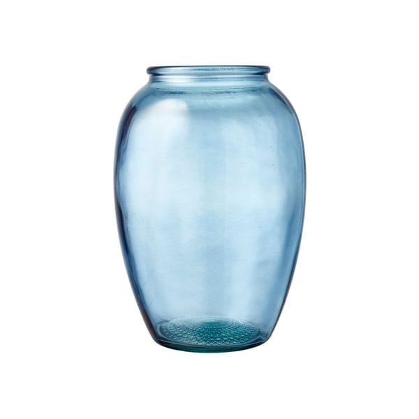 Kusintha kék üveg váza, ø 17,5 cm - Bitz