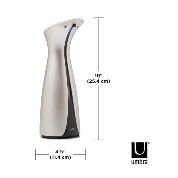 Ezüstszínű automata szappanadagoló 250 ml Otto – Umbra-image-4