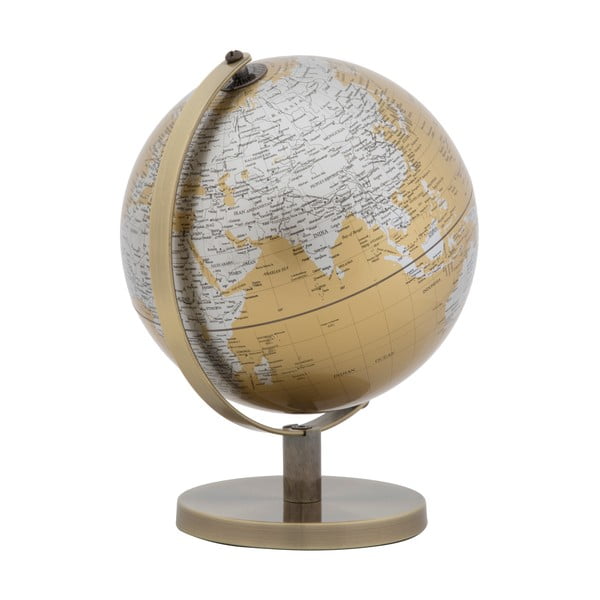 Globe arany-ezüstszínű asztali dekoráció, magasság 28 cm - Mauro Ferretti-image-1