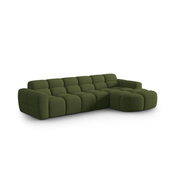 Zöld sarokkanapé Lisa – Micadoni Home-image-3