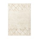 Krémszínű mosható-kézi szövésű gyapjú szőnyeg 120x170 cm Azera Crosshatch – Asiatic Carpets