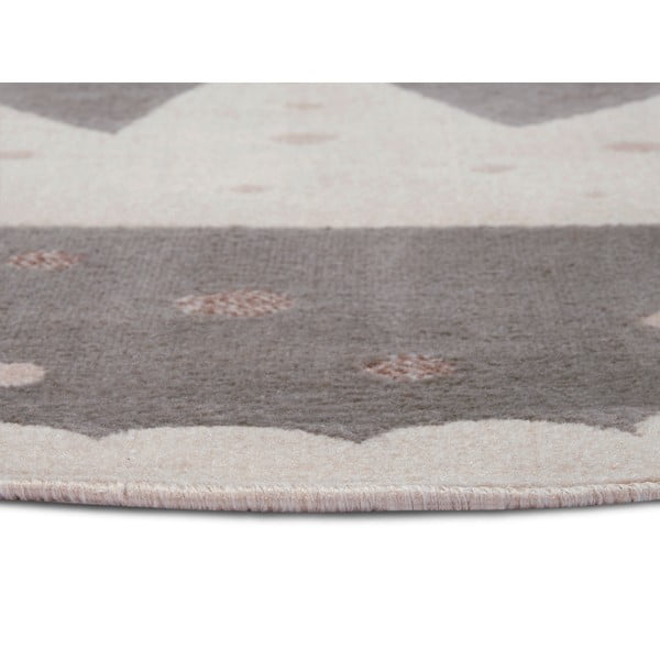 Szürke gyerek szőnyeg ø 140 cm Crown – Hanse Home-image-1