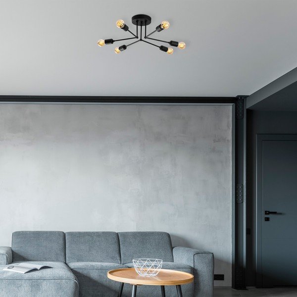 Fekete mennyezeti lámpa Sparrow – Opviq lights-image-1