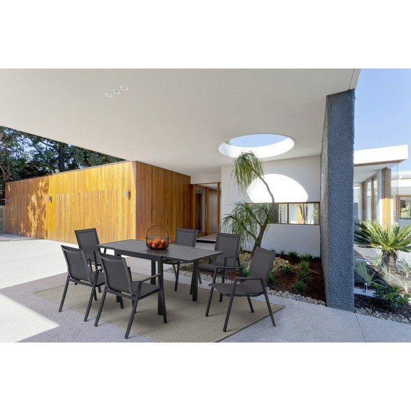 Alumínium kerti étkezőasztal 80x83 cm Pelagius – Bizzotto-image-1