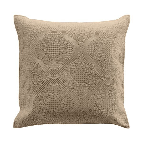 Világosbarna mikroszálas ágytakaró és párnahuzat szett 240x260 cm Romane – douceur d'intérieur-image-4