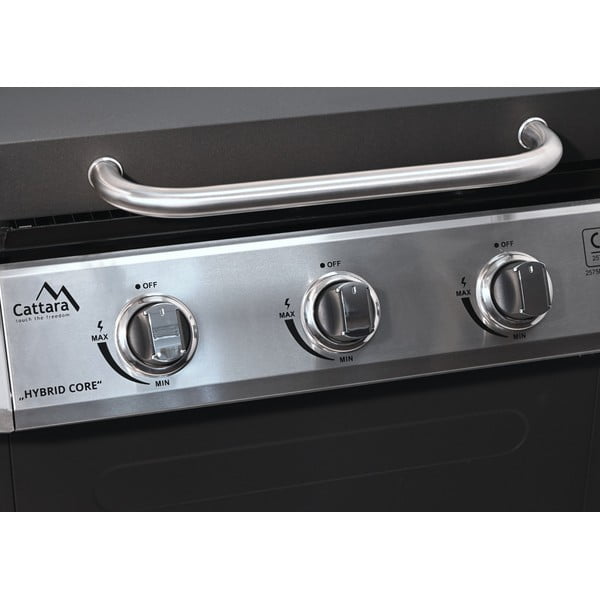 Gáz-faszenes grillsütő Hybrid Core – Cattara-image-4