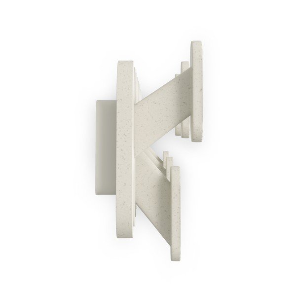 Bézs acél fali fogas 16 cm Tempo – Umbra-image-4