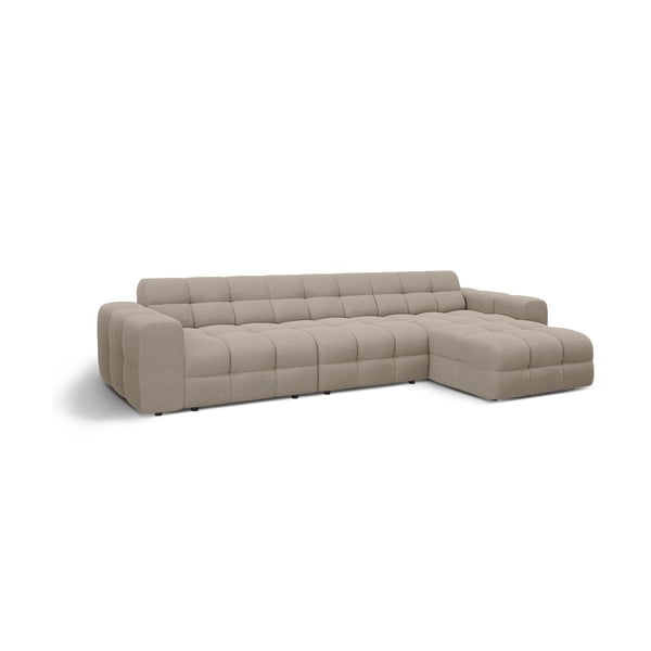 Barna sarokkanapé (jobb oldali-heverő résszel) Kendal – Micadoni -image-3