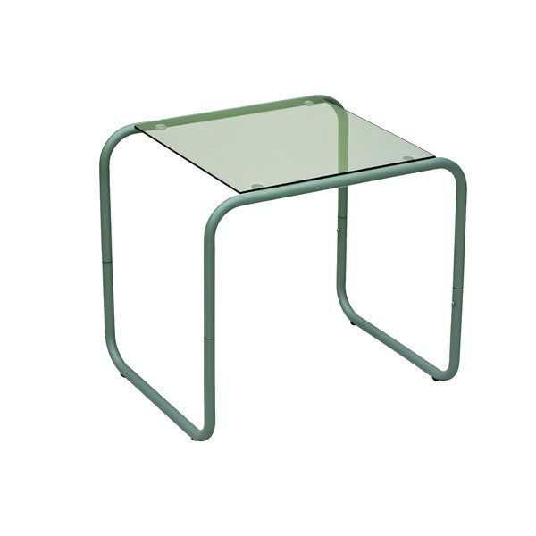 Tárolóasztal üveg asztallappal 40x50 cm Ventana – Leitmotiv