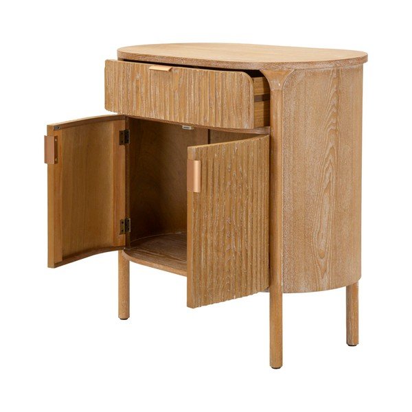 Natúr színű jegenyefenyő komód 81x82x46 cm Gothenburg – Mauro Ferretti-image-3