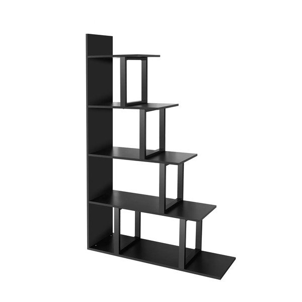 Fekete polcos állvány 100x164 cm Step – Kalune Design