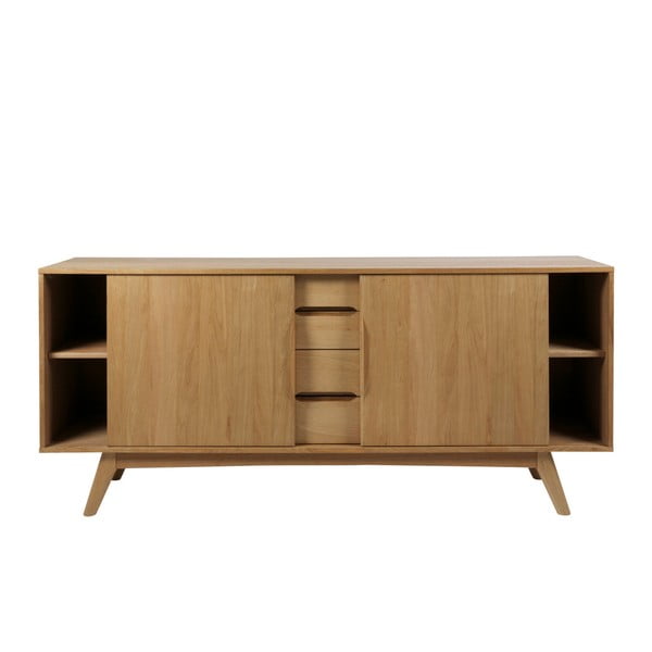 Marte kétajtós komód tölgyfa dekorral 180 x 84 cm - Actona-image-2