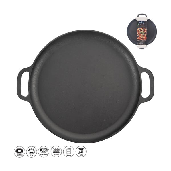Grill öntöttvas serpenyő ø 35 cm LITINA – Orion-image-4