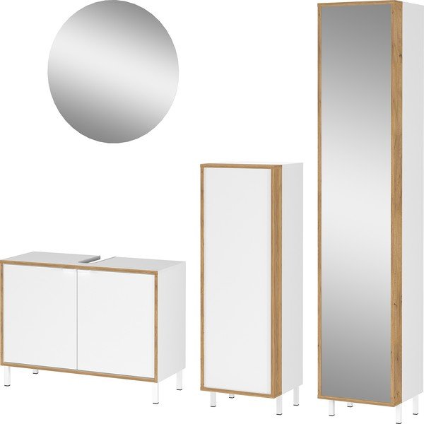 Fehér fürdőszoba bútor szett Topeka – Germania