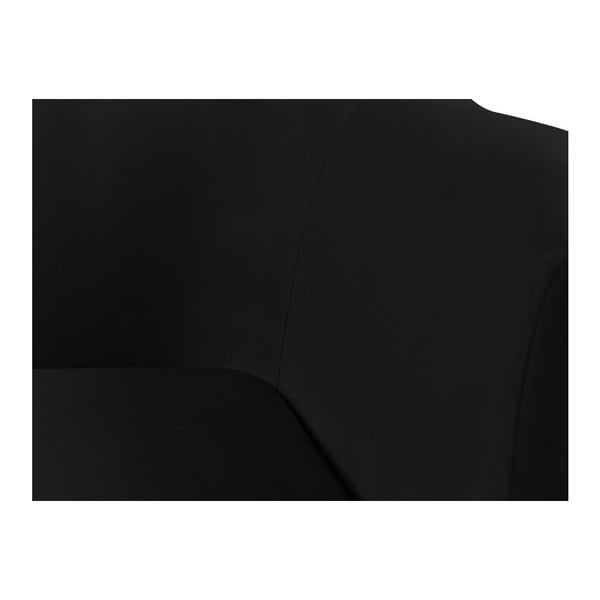 Glam fekete bársonykanapé,175 cm - Kooko Home-image-4