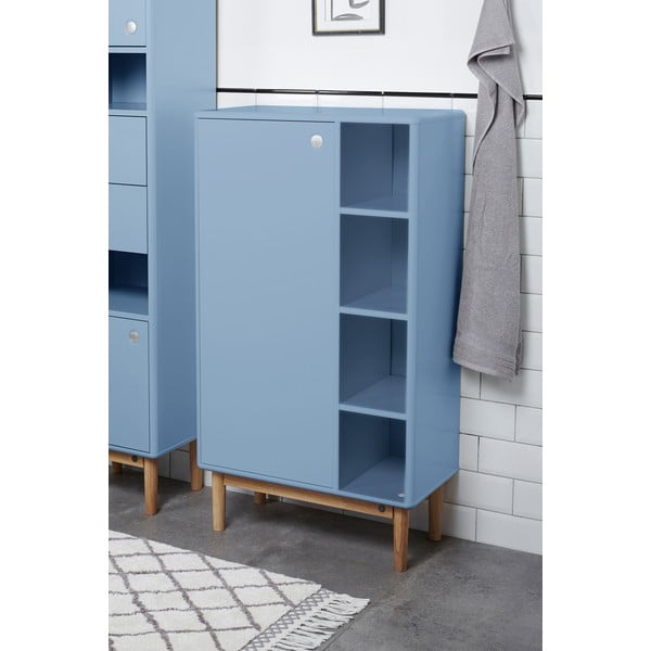 Világoskék magas-fali fürdőszoba szekrény 66x100 cm Color Bath – Tom Tailor-image-1