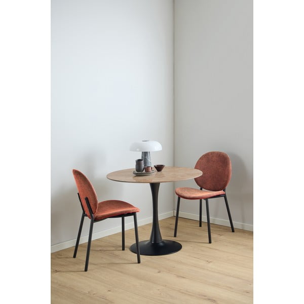 Terrakotta színű étkezőszék Cliff – Actona-image-1