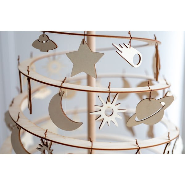 Medium 8 db-os fa karácsonyi dekoráció készlet - Spira-image-3