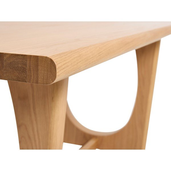 Bővíthető étkezőasztal tölgyfa dekorral 95x180 cm Flow – Unique Furniture-image-4