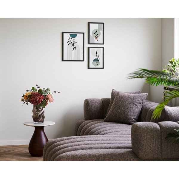 Fekete fali képkeret szett 3 db-os 30x40 cm Aspen – House Nordic-image-1