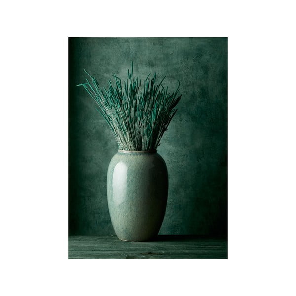 Zöld agyagkerámia váza, magasság 50 cm - Bitz-image-1