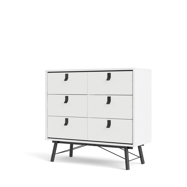 Ry fehér komód, 102 x 95 cm - Tvilum-image-3