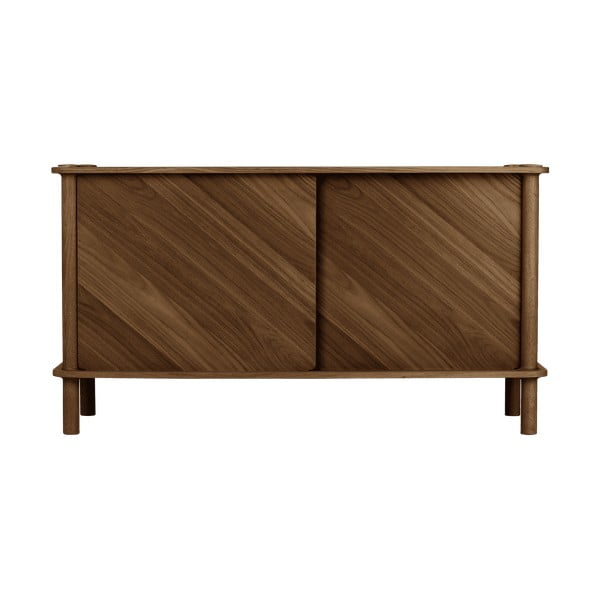 Barna tölgyfa komód tolóajtóval 135x73,5x48 cm Italic – UMAGE-image-1