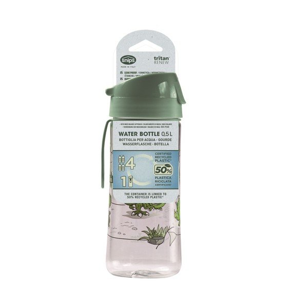 Zöld tritán gyerek ivópalack 500 ml Dinosaur – Snips-image-3