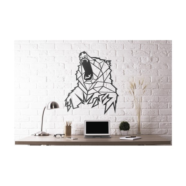Bear fém fali dekoráció, 45 x 50 cm