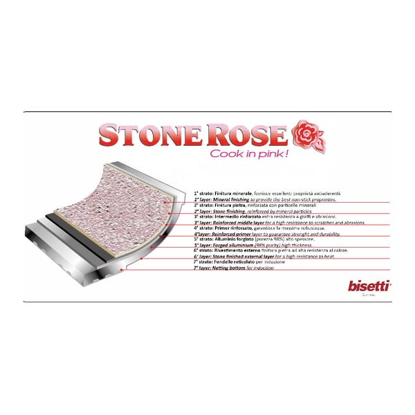 Stonerose Rose 3 db-os serpenyőkészlet - Bisetti-image-2