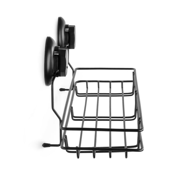 Bestlock Black Kitchen Shelf fekete öntapadós fali polc, 45,5 x 12 cm - Compactor-image-4