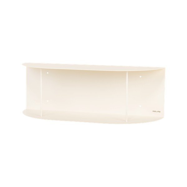 Bézs többszintes fém fali polc 60 cm Lina – noo.ma