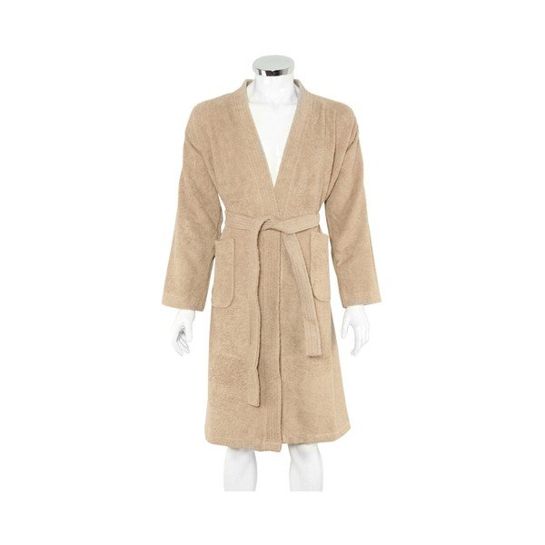 Bézs férfi köntös, M/L-es méret - Foutastic-image-1