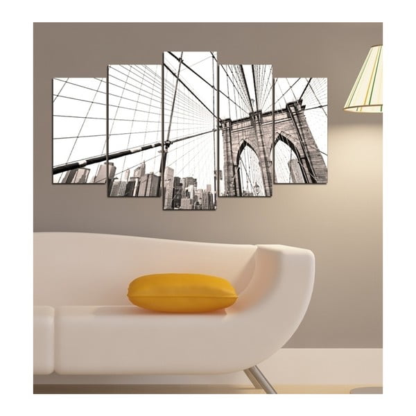 Gris Bridge többrészes kép, 102 x 60 cm - 3D Art-image-1