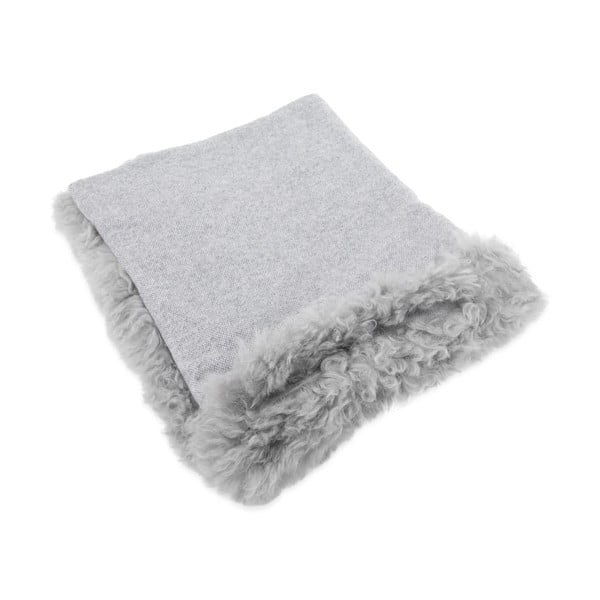 Gyapjú-szőrme takaró 140x180 cm – Native Natural-image-3