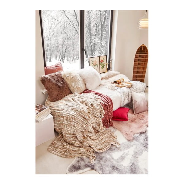 Sheepskin bézs párnahuzat, 45 x 45 cm - Tiseco Home Studio-image-1