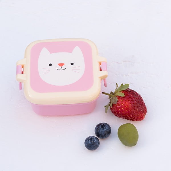 Cookie the Cat rózsaszín uzsonnásdoboz - Rex London-image-2