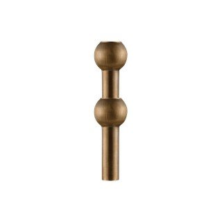 Bronzszínű fém váza (magasság 10 cm) Nagel – STOFF Nagel