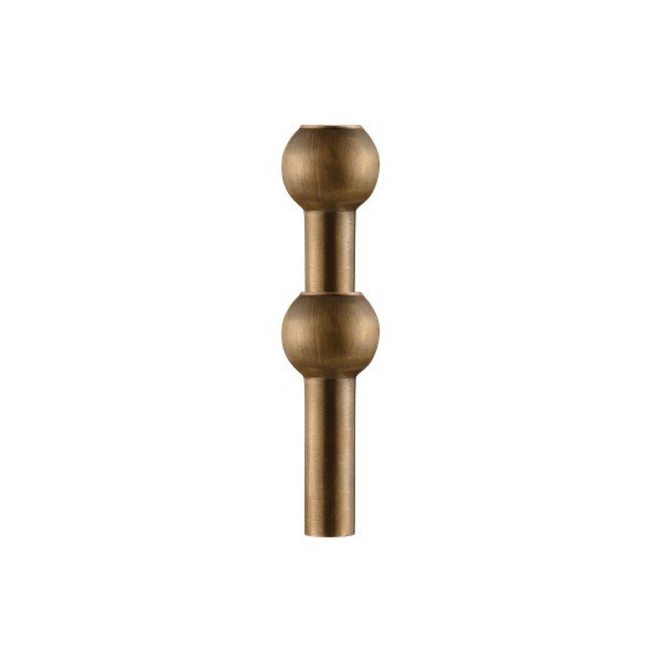 Bronzszínű fém váza (magasság 10 cm) Nagel – STOFF Nagel