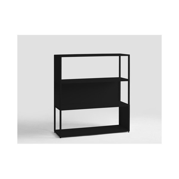 Hyller Side fekete könyvespolc, magasság 110 cm - Custom Form-image-1