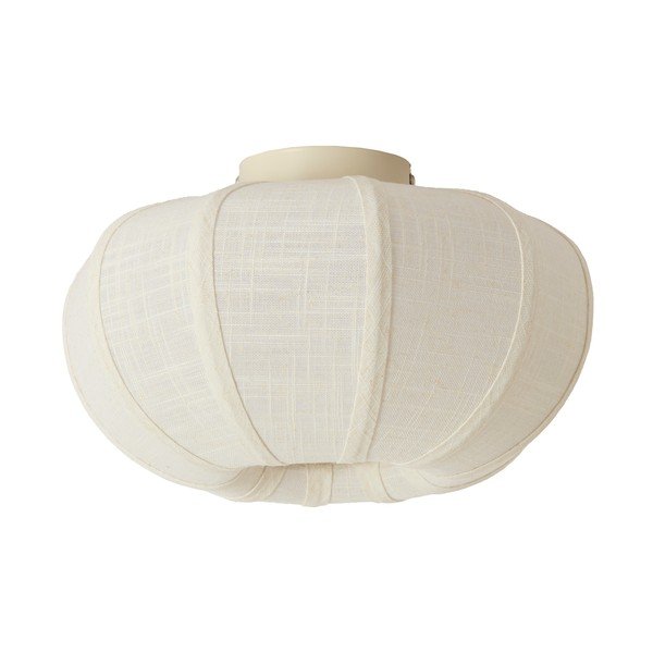 Krémszínű mennyezeti lámpa textil búrával ø 30 cm Zosia – Light & Living