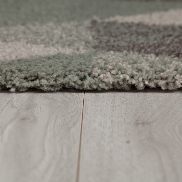 Nuru zöld-krémszínű szőnyeg, 160 x 230 cm - Flair Rugs-image-4