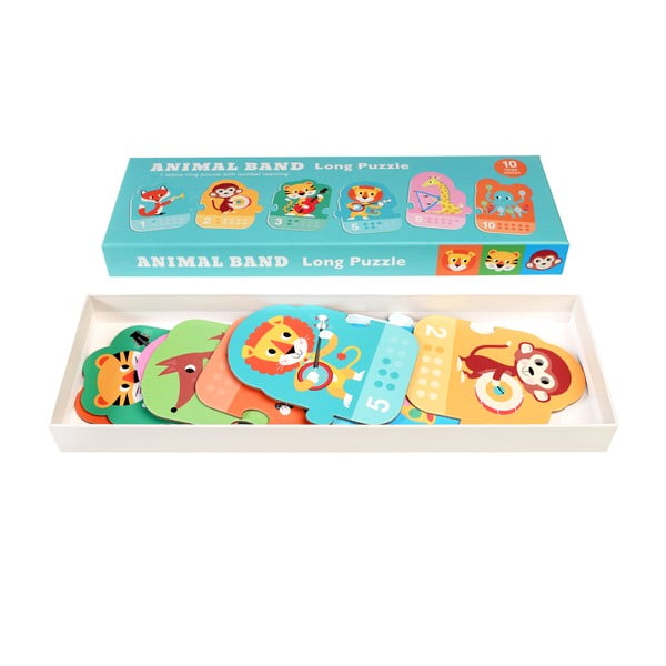Puzzle (darabszám 10) Animal Band – Rex London-image-2